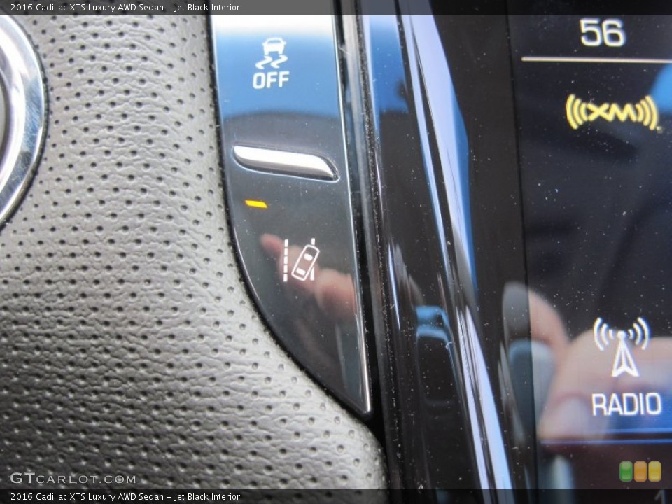 Jet Black Interior Controls for the 2016 Cadillac XTS Luxury AWD Sedan #107763596