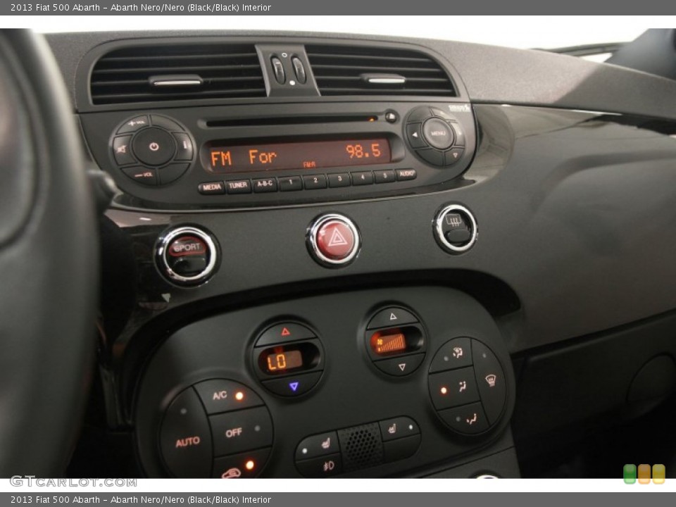 Abarth Nero/Nero (Black/Black) Interior Controls for the 2013 Fiat 500 Abarth #107763629