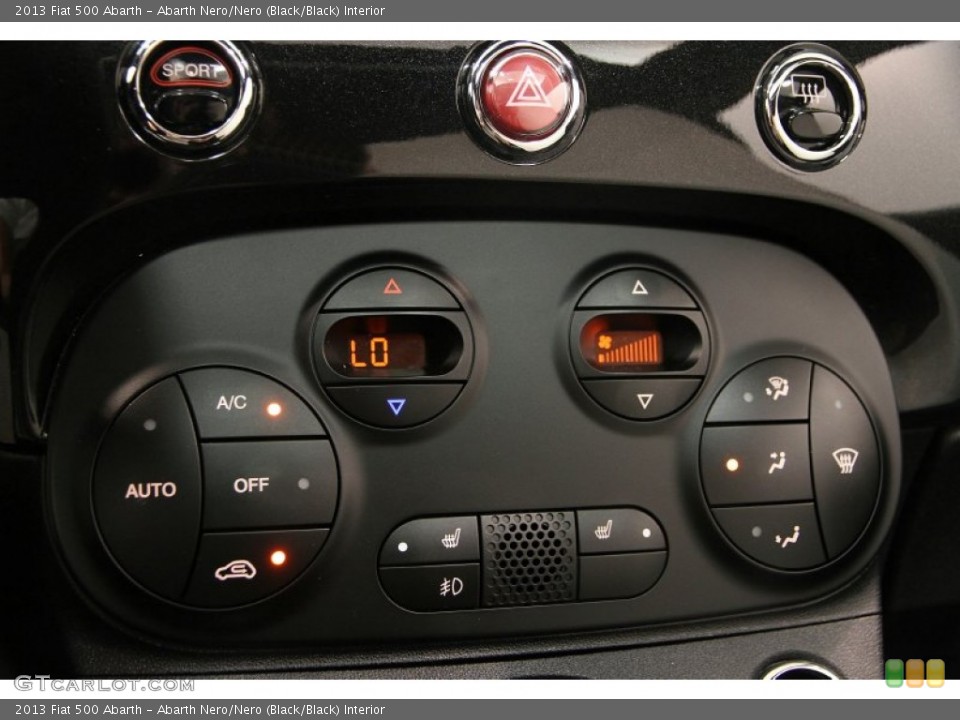 Abarth Nero/Nero (Black/Black) Interior Controls for the 2013 Fiat 500 Abarth #107763674