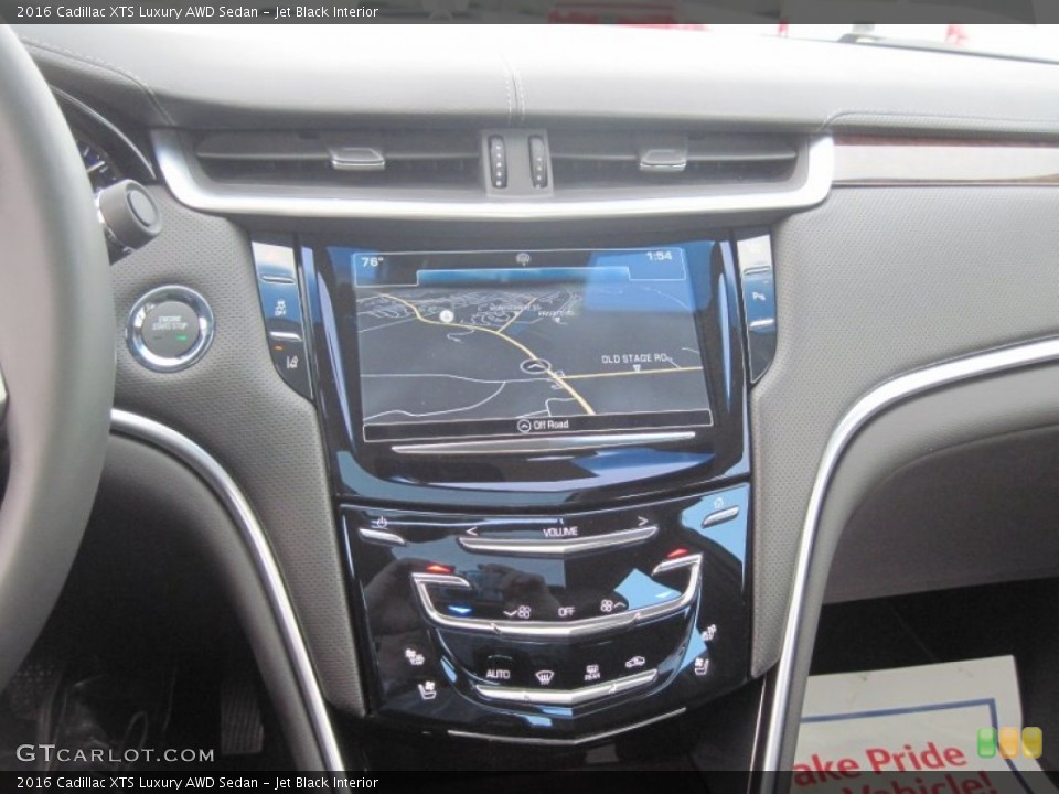Jet Black Interior Controls for the 2016 Cadillac XTS Luxury AWD Sedan #107763728