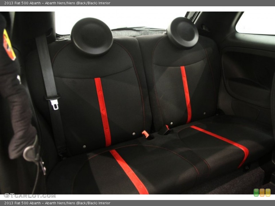Abarth Nero/Nero (Black/Black) Interior Rear Seat for the 2013 Fiat 500 Abarth #107763776
