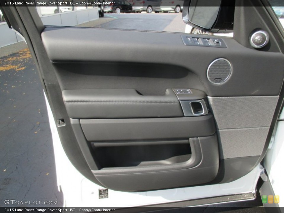 Ebony/Ebony Interior Door Panel for the 2016 Land Rover Range Rover Sport HSE #107766371