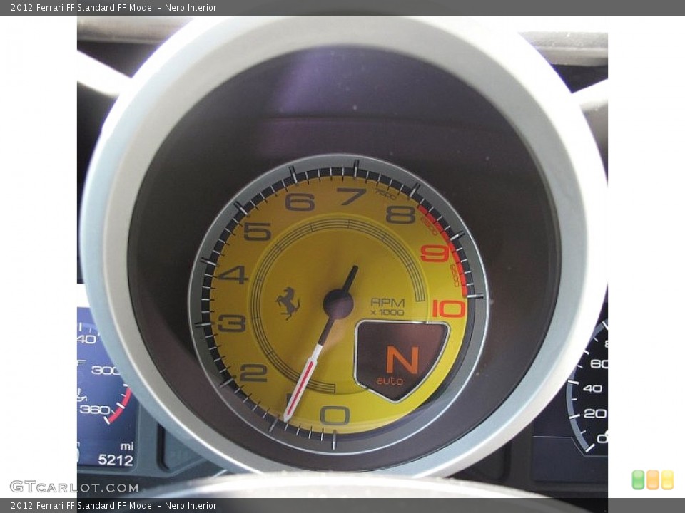 Nero Interior Gauges for the 2012 Ferrari FF  #107767454