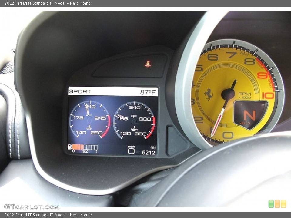 Nero Interior Gauges for the 2012 Ferrari FF  #107767477