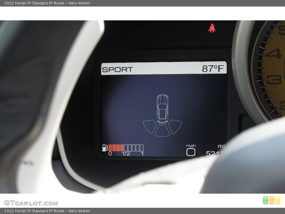 Nero Interior Gauges for the 2012 Ferrari FF  #107767532