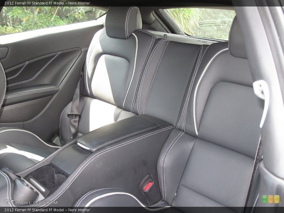 Nero Interior Rear Seat for the 2012 Ferrari FF  #107767905