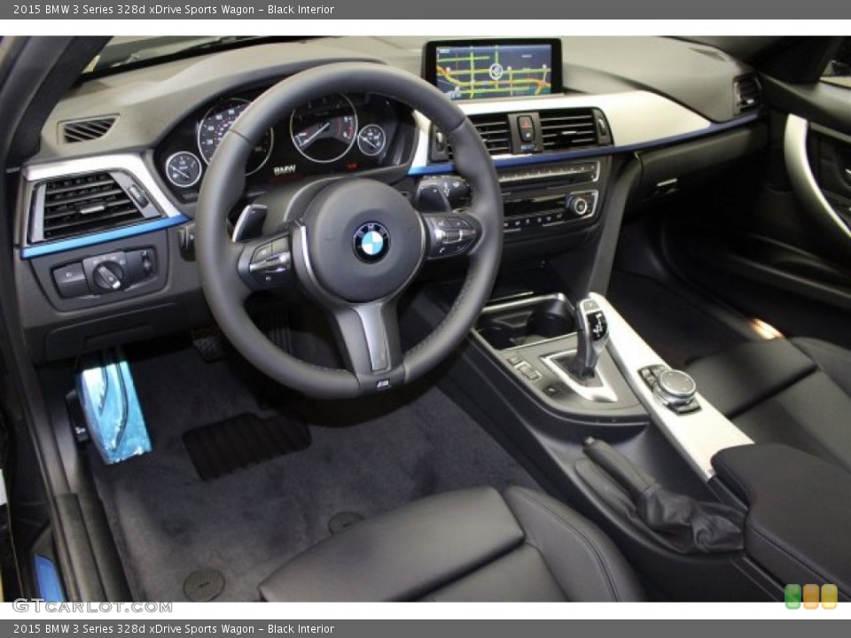 Black Interior Prime Interior for the 2015 BMW 3 Series 328d xDrive Sports Wagon #107774458