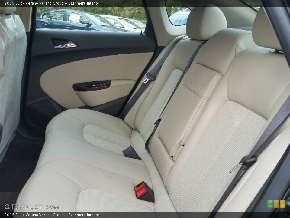 Cashmere Interior Rear Seat For The 2016 Buick Verano Verano