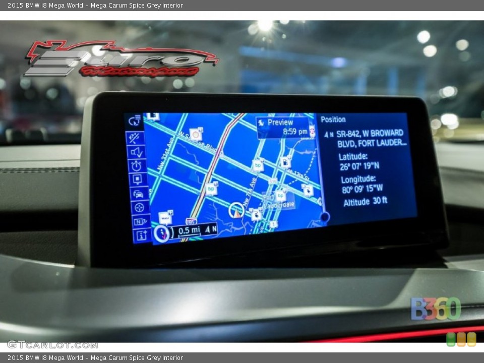 Mega Carum Spice Grey Interior Navigation for the 2015 BMW i8 Mega World #107782922