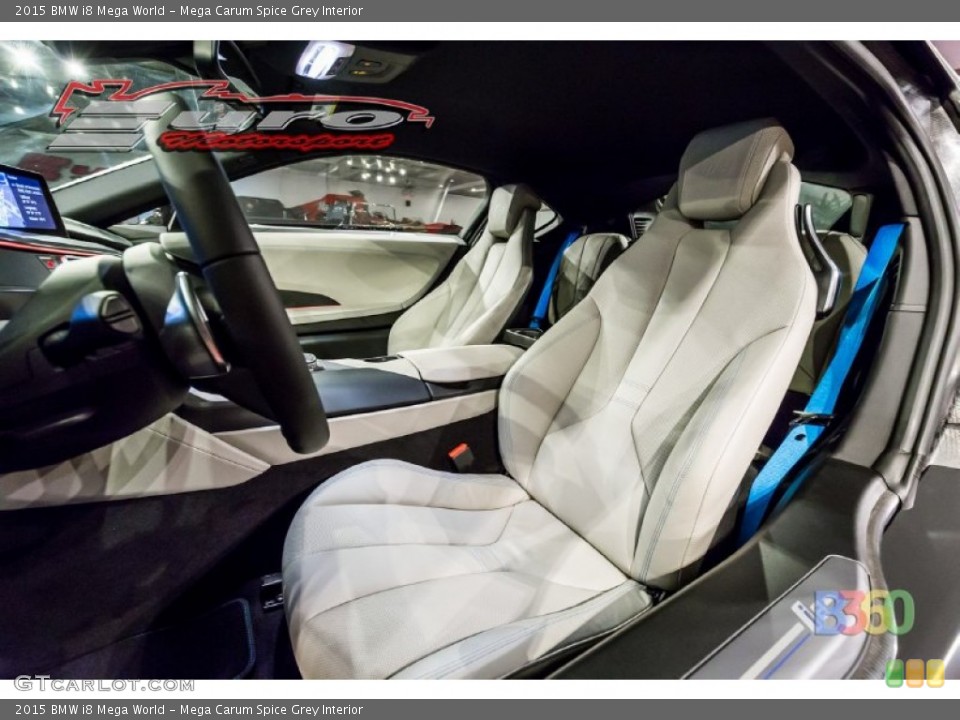 Mega Carum Spice Grey Interior Photo for the 2015 BMW i8 Mega World #107783195