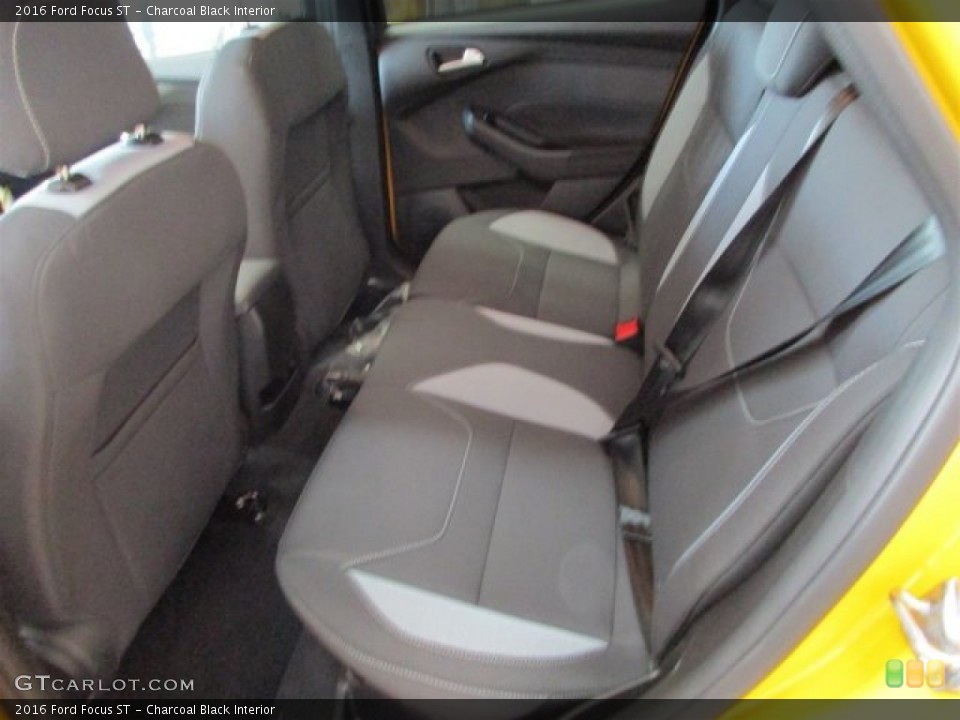Charcoal Black Interior Rear Seat for the 2016 Ford Focus ST #107786999