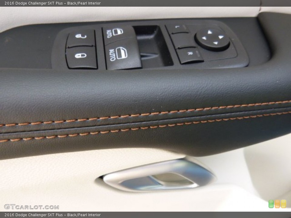 Black/Pearl Interior Controls for the 2016 Dodge Challenger SXT Plus #107790824