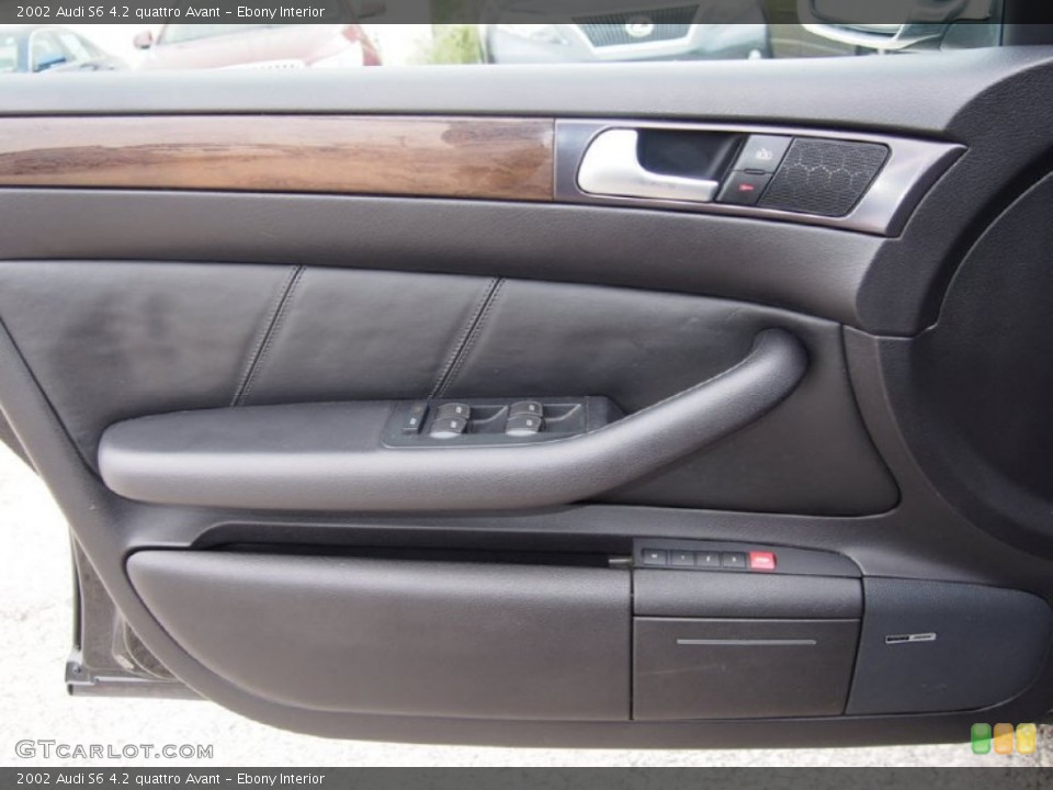 Ebony Interior Door Panel for the 2002 Audi S6 4.2 quattro Avant #107792225