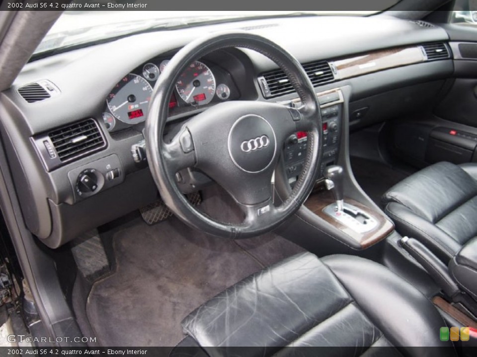 Ebony 2002 Audi S6 Interiors