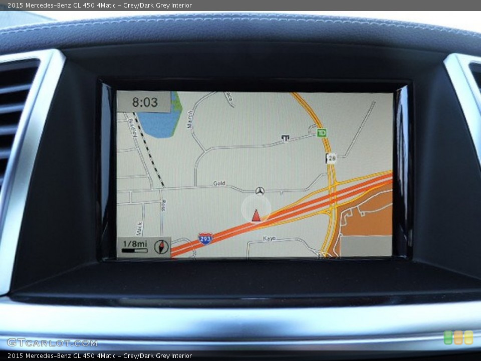 Grey/Dark Grey Interior Navigation for the 2015 Mercedes-Benz GL 450 4Matic #107793866