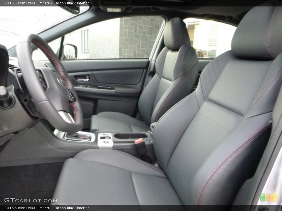Carbon Black Interior Photo for the 2016 Subaru WRX Limited #107798958