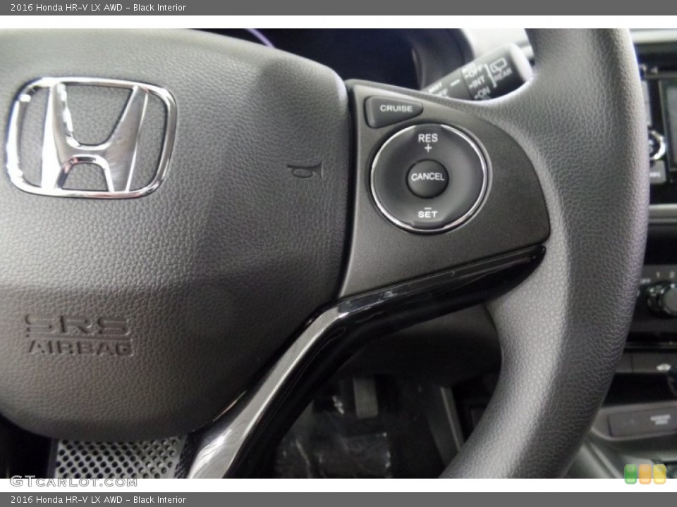 Black Interior Controls for the 2016 Honda HR-V LX AWD #107800187