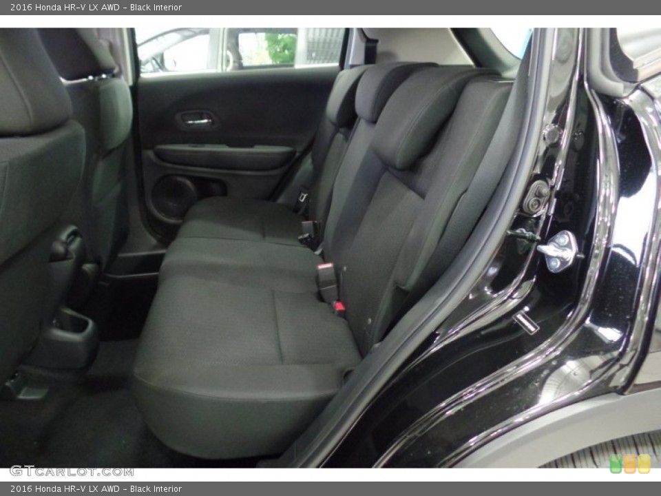 Black Interior Rear Seat for the 2016 Honda HR-V LX AWD #107800394