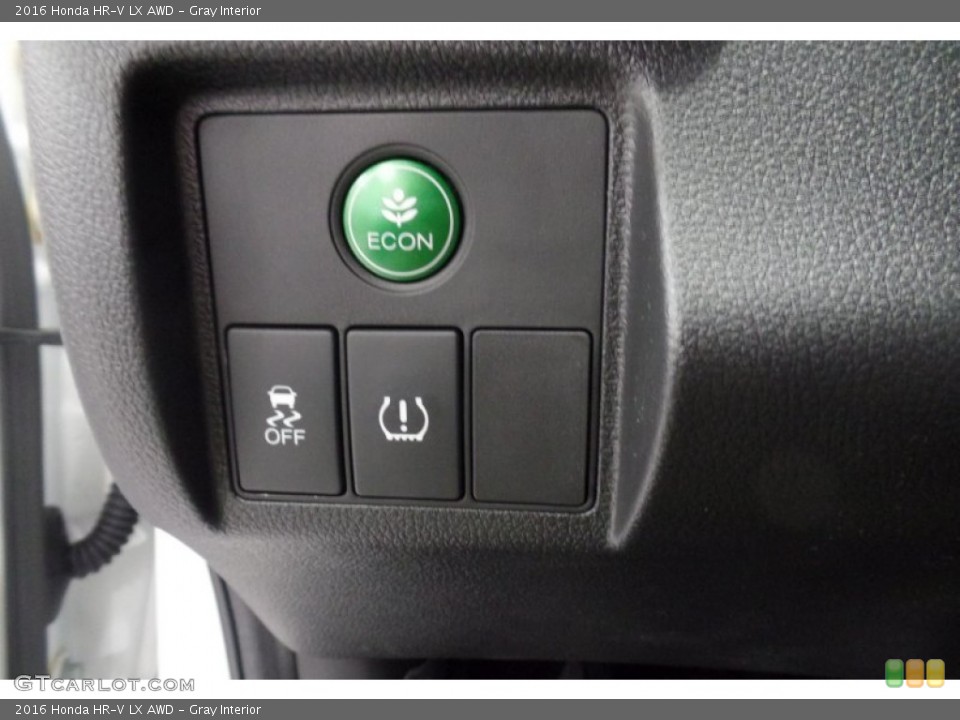 Gray Interior Controls for the 2016 Honda HR-V LX AWD #107800766