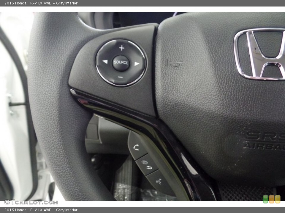Gray Interior Controls for the 2016 Honda HR-V LX AWD #107800784