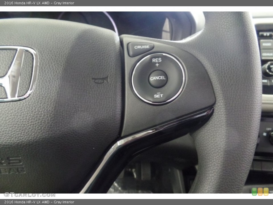 Gray Interior Controls for the 2016 Honda HR-V LX AWD #107800802