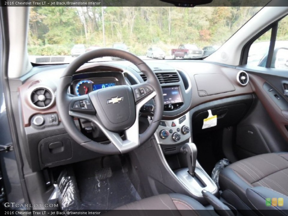 Jet Black/Brownstone Interior Photo for the 2016 Chevrolet Trax LT #107805089