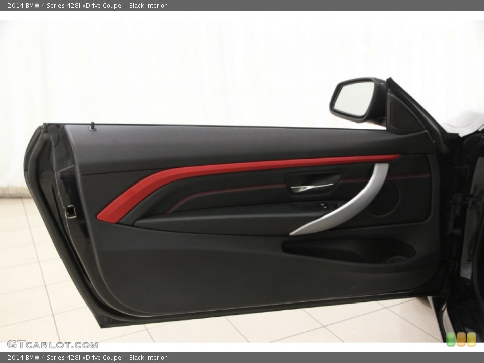Black Interior Door Panel for the 2014 BMW 4 Series 428i xDrive Coupe #107806542