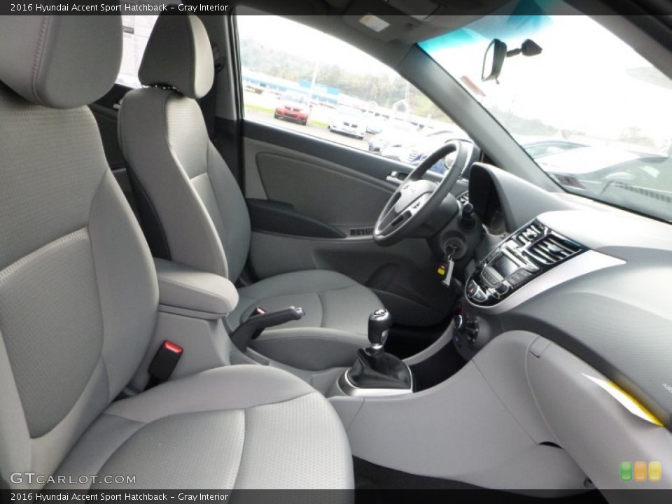 Gray Interior Photo for the 2016 Hyundai Accent Sport Hatchback #107811629
