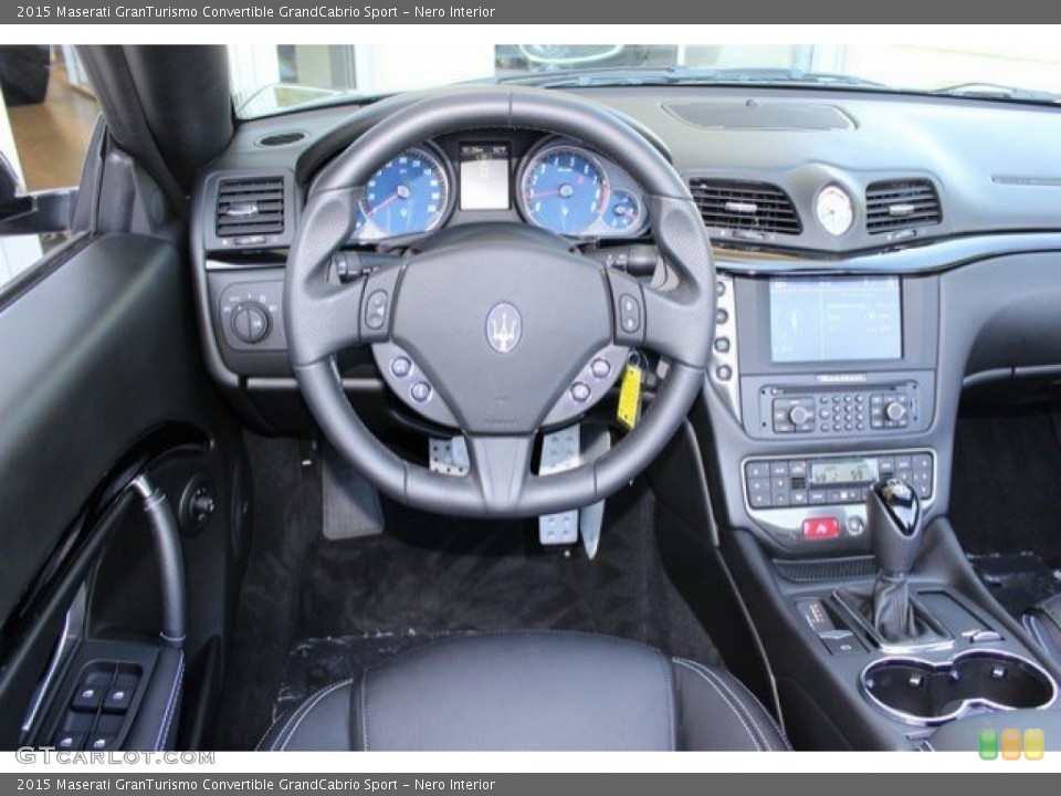 Nero Interior Dashboard for the 2015 Maserati GranTurismo Convertible GrandCabrio Sport #107818499
