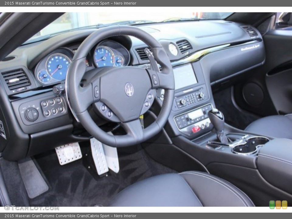 Nero Interior Prime Interior for the 2015 Maserati GranTurismo Convertible GrandCabrio Sport #107818538