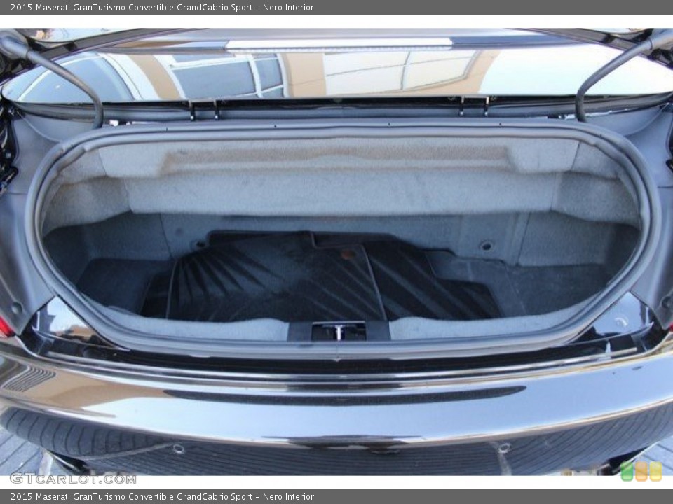 Nero Interior Trunk for the 2015 Maserati GranTurismo Convertible GrandCabrio Sport #107819081