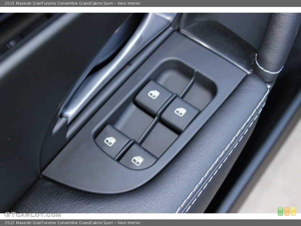 Nero Interior Controls for the 2015 Maserati GranTurismo Convertible GrandCabrio Sport #107819123