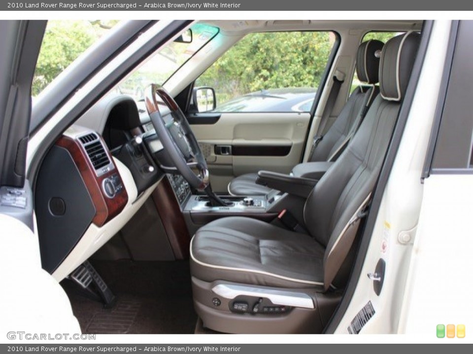 Arabica Brown/Ivory White Interior Photo for the 2010 Land Rover Range Rover Supercharged #107821028