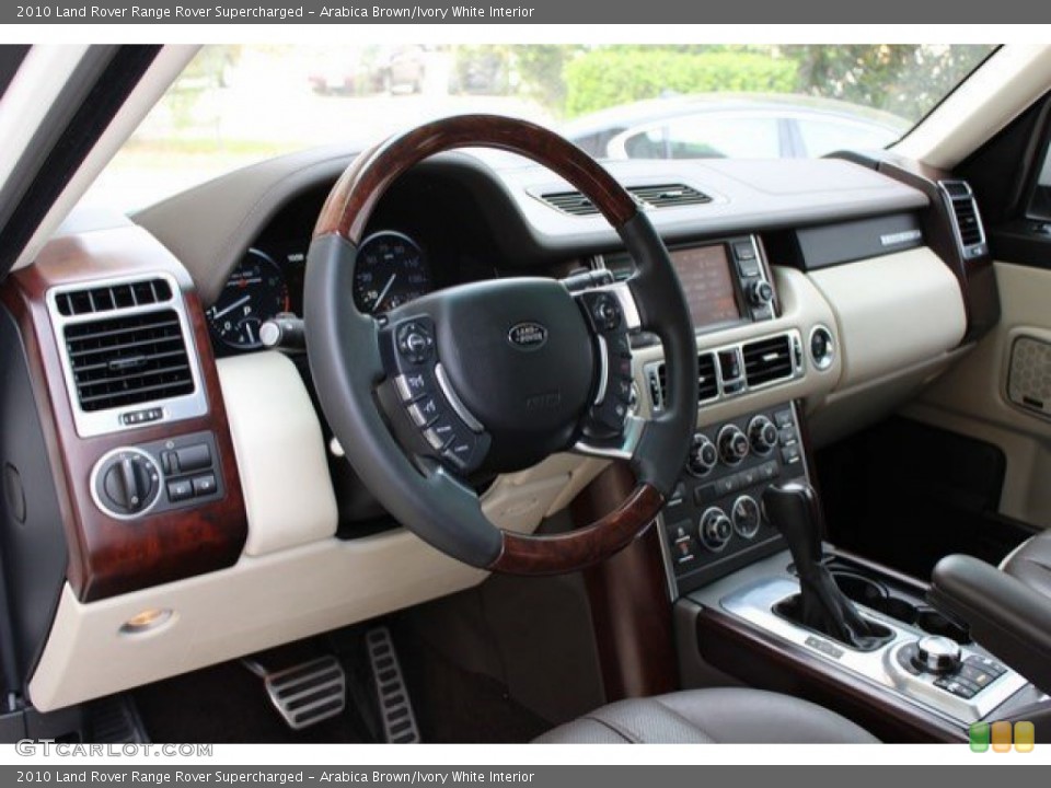 Arabica Brown/Ivory White Interior Dashboard for the 2010 Land Rover Range Rover Supercharged #107821235