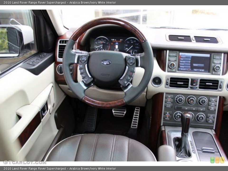 Arabica Brown/Ivory White Interior Dashboard for the 2010 Land Rover Range Rover Supercharged #107821277