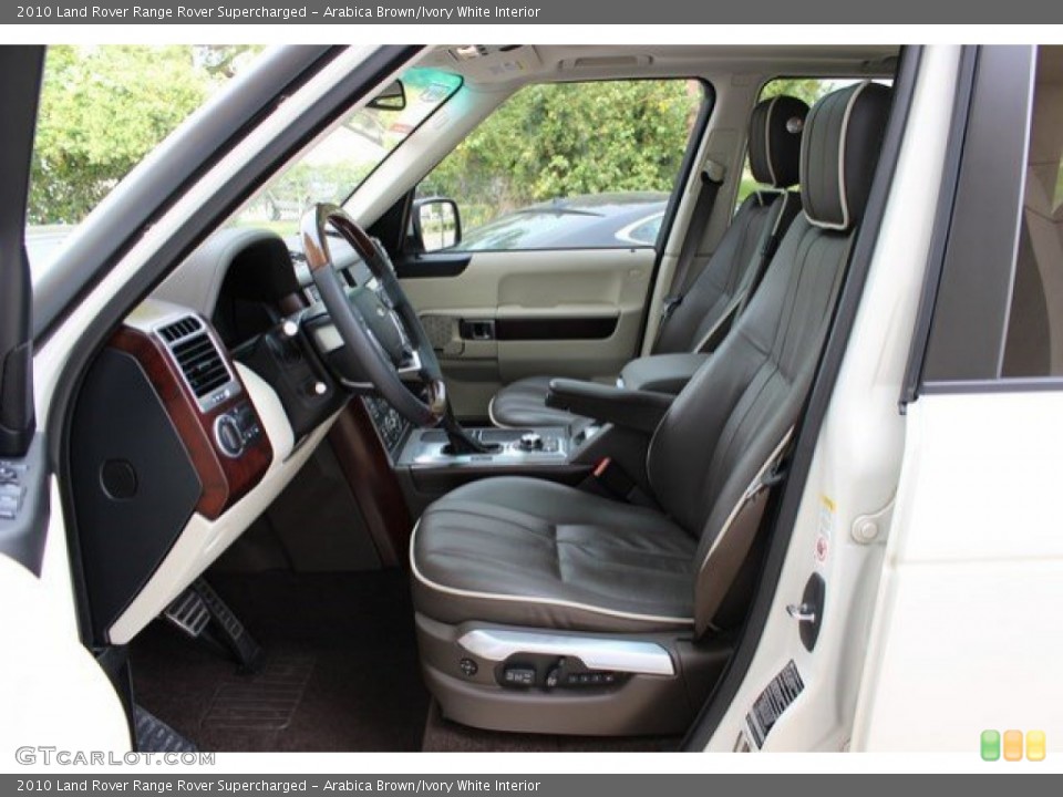 Arabica Brown/Ivory White 2010 Land Rover Range Rover Interiors