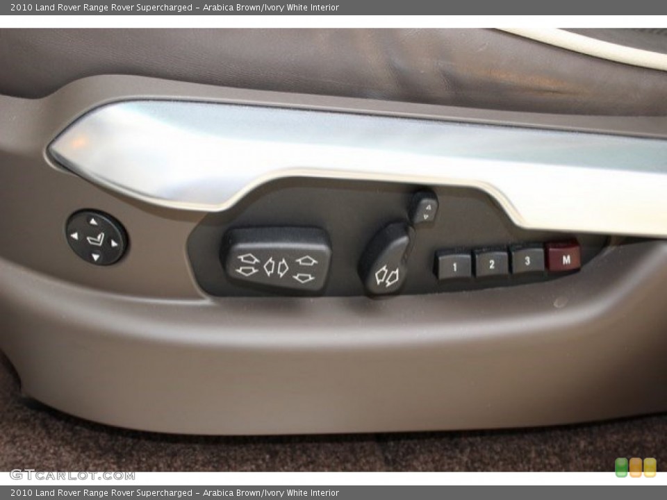Arabica Brown/Ivory White Interior Controls for the 2010 Land Rover Range Rover Supercharged #107821838