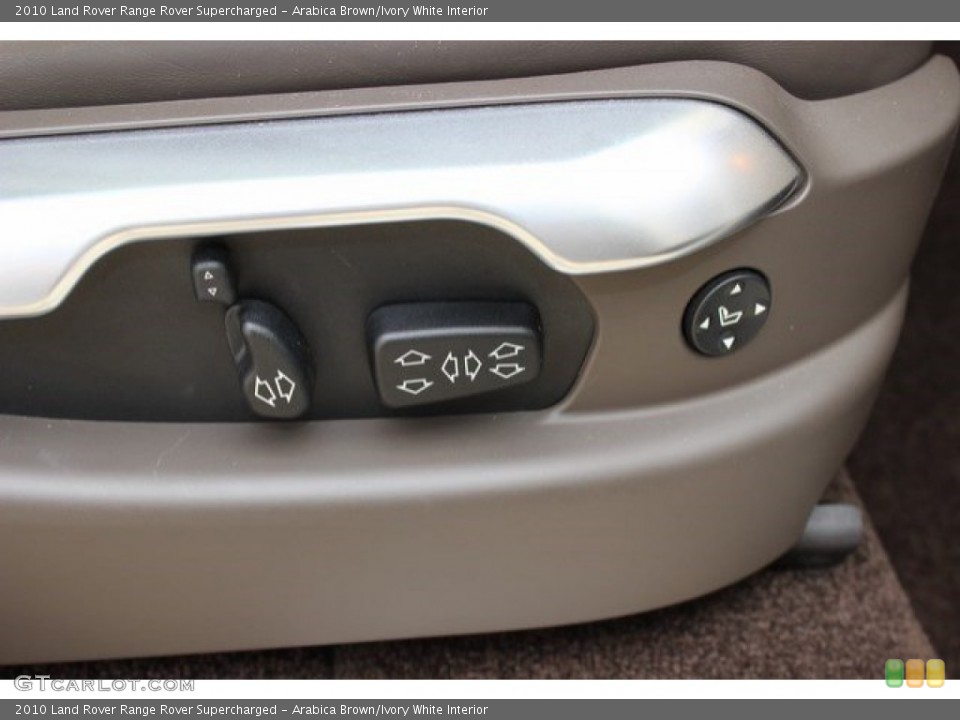 Arabica Brown/Ivory White Interior Controls for the 2010 Land Rover Range Rover Supercharged #107821910