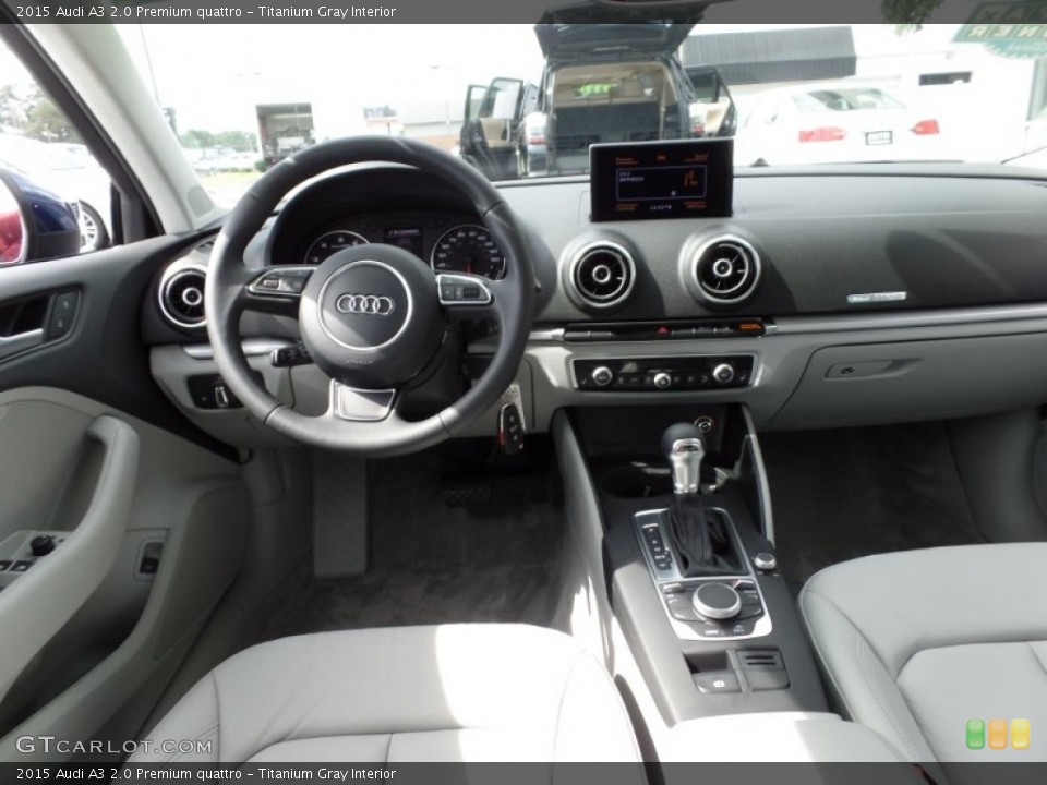 Titanium Gray Interior Photo for the 2015 Audi A3 2.0 Premium quattro #107828546