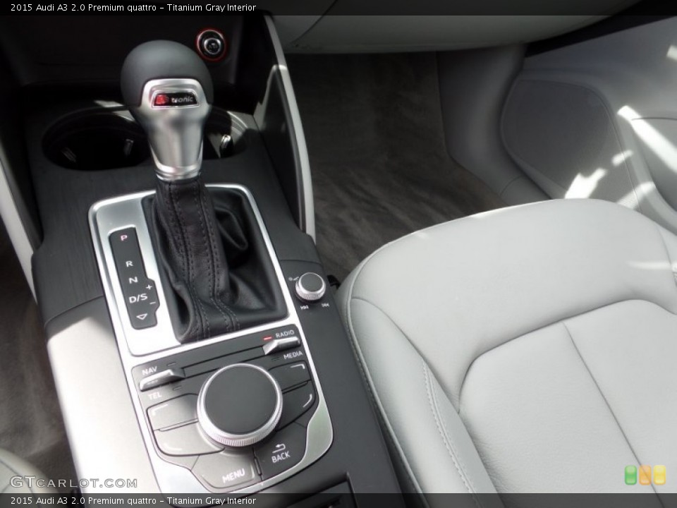 Titanium Gray Interior Transmission for the 2015 Audi A3 2.0 Premium quattro #107828630
