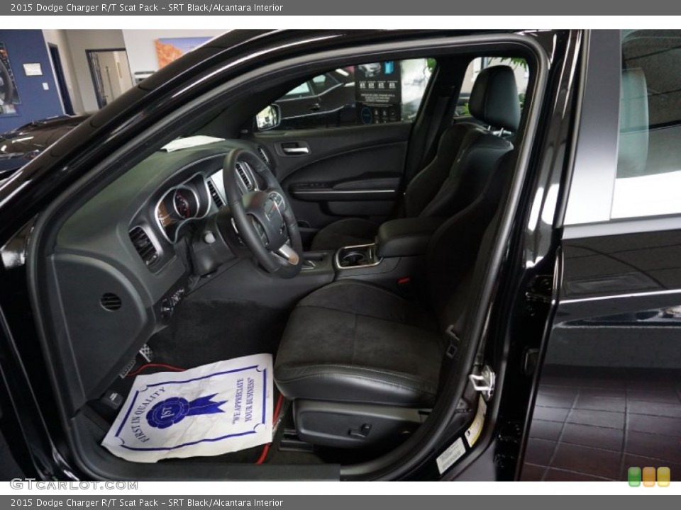 SRT Black/Alcantara 2015 Dodge Charger Interiors