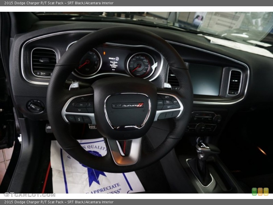 SRT Black/Alcantara Interior Dashboard for the 2015 Dodge Charger R/T Scat Pack #107831636