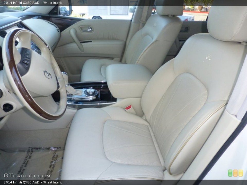 Wheat Interior Front Seat for the 2014 Infiniti QX80 AWD #107833007