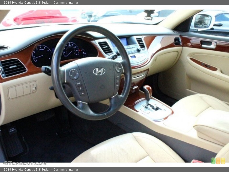 Cashmere Interior Prime Interior for the 2014 Hyundai Genesis 3.8 Sedan #107833013