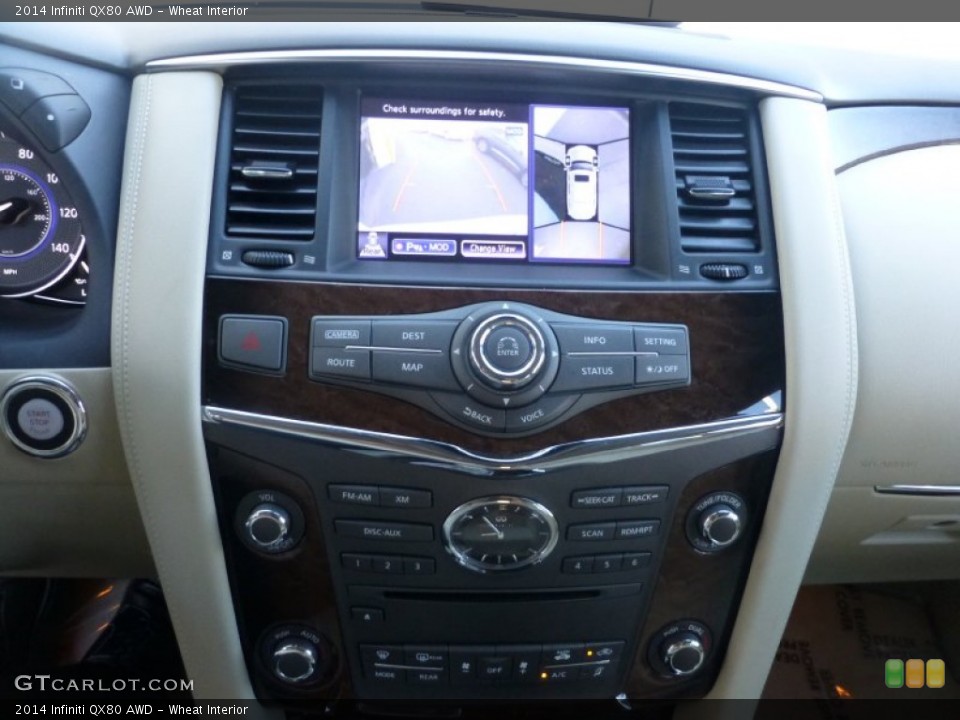 Wheat Interior Controls for the 2014 Infiniti QX80 AWD #107833076