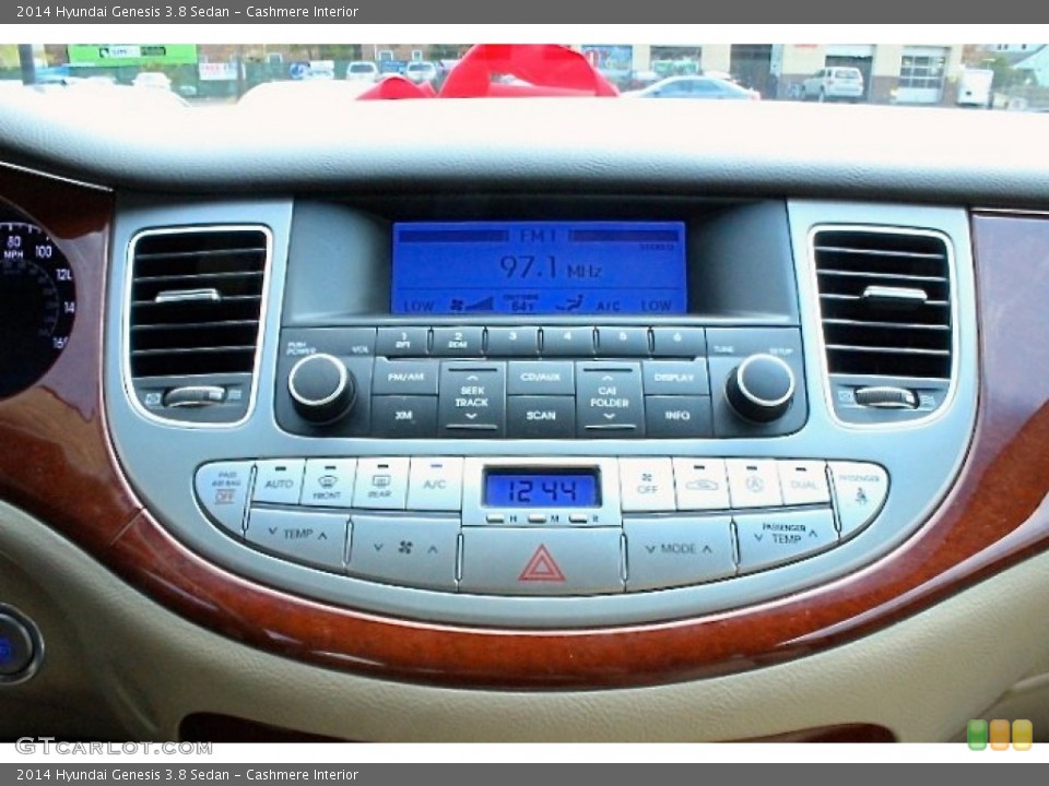 Cashmere Interior Controls for the 2014 Hyundai Genesis 3.8 Sedan #107833094