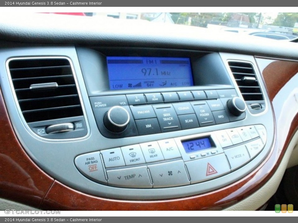 Cashmere Interior Controls for the 2014 Hyundai Genesis 3.8 Sedan #107833115