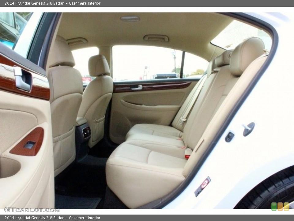 Cashmere Interior Rear Seat for the 2014 Hyundai Genesis 3.8 Sedan #107833214