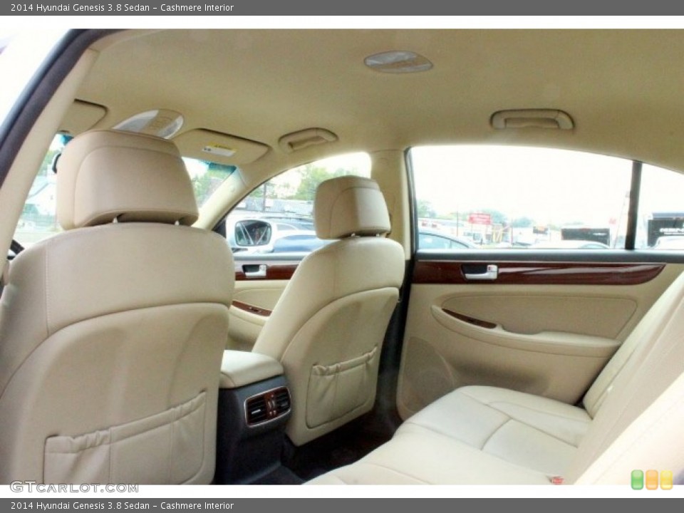 Cashmere Interior Rear Seat for the 2014 Hyundai Genesis 3.8 Sedan #107833235