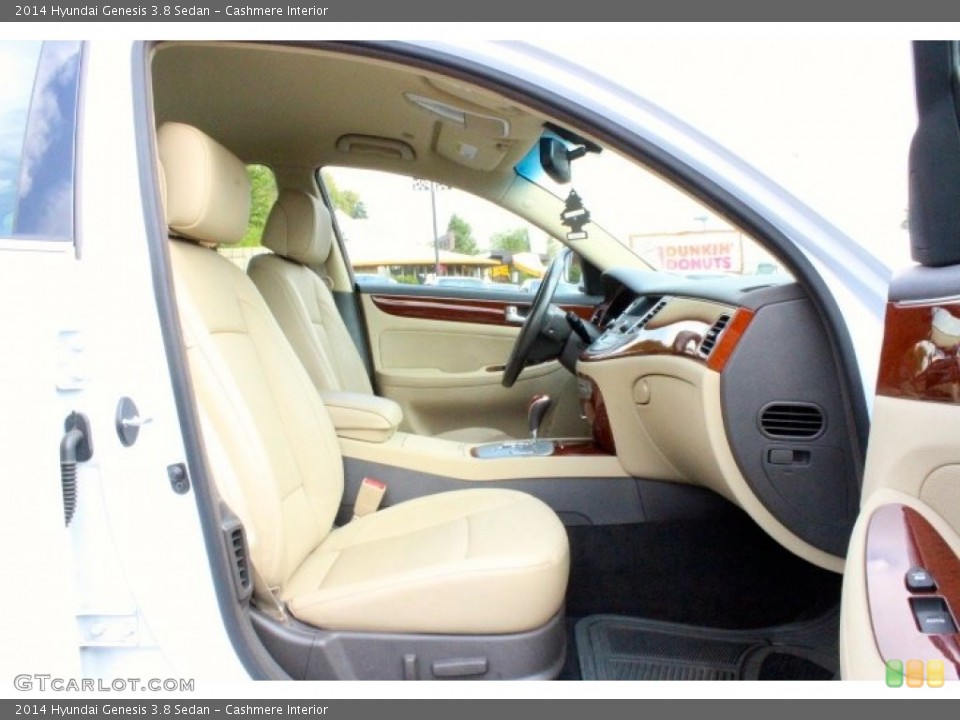 Cashmere Interior Front Seat for the 2014 Hyundai Genesis 3.8 Sedan #107833253
